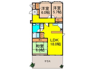 ダイフジ春日の物件間取画像